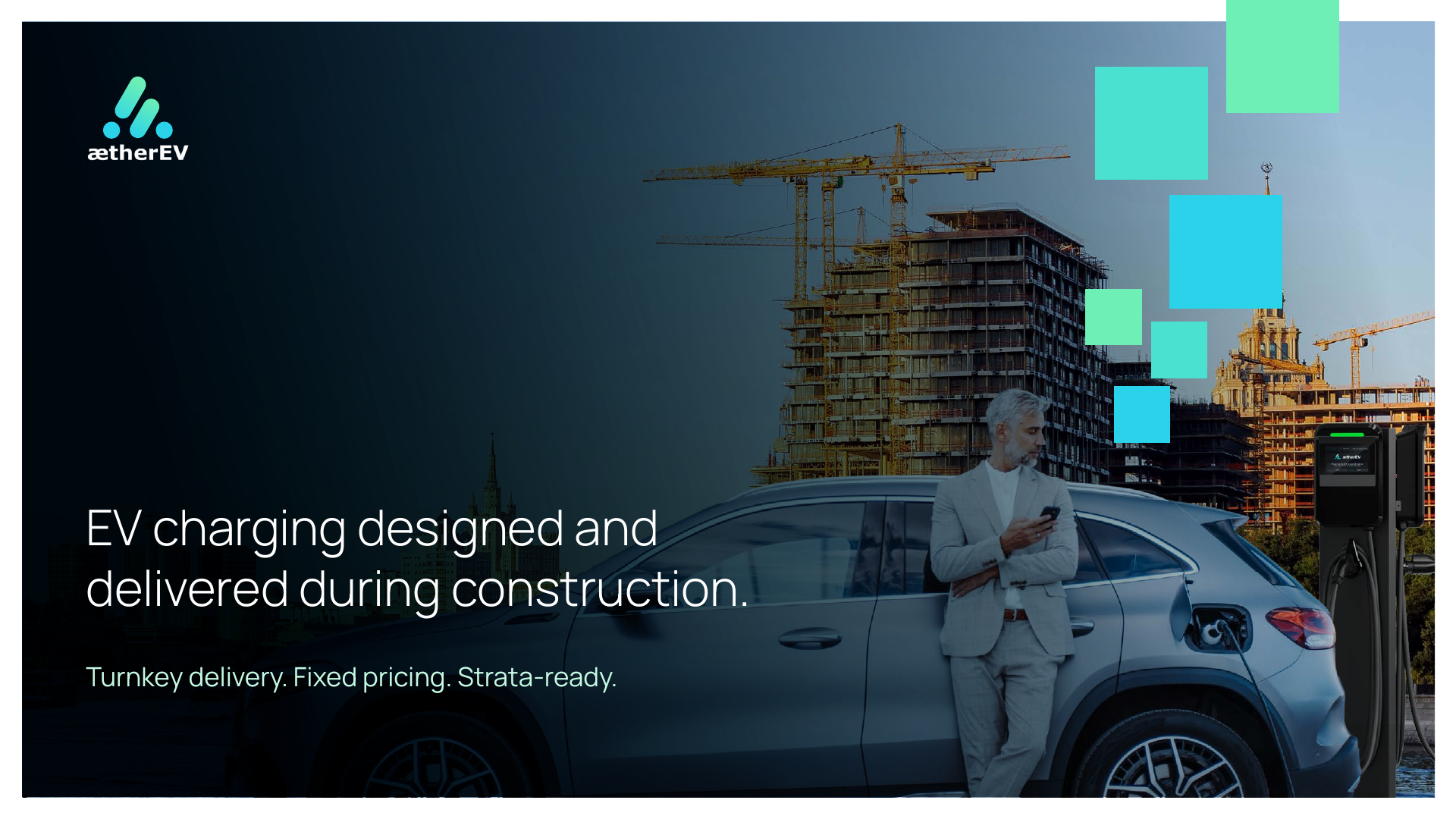 aetherEV property developer presentation cover